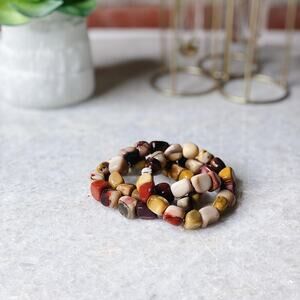 Intuitively Chosen Mookaite Tumble Stone Bracelet